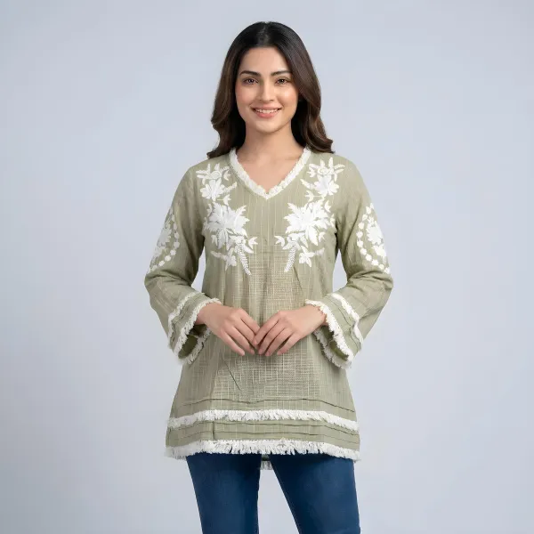 Embroidered Top